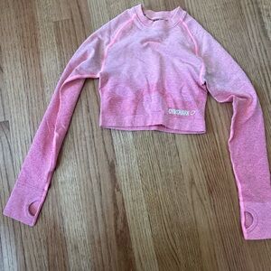 Gymshark Light Pink Long Sleeve Tee